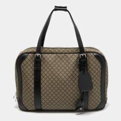 Gucci Beige/Ebony Diamante Supreme Canvas Brief Laptop Bag