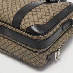 Gucci Beige/Ebony Diamante Supreme Canvas Brief Laptop Bag