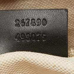 Gucci Beige/Ebony Diamante Supreme Canvas Brief Laptop Bag