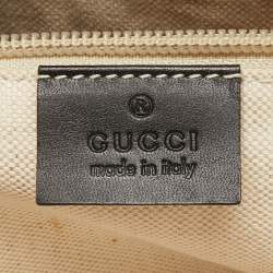 Gucci Beige/Ebony Diamante Supreme Canvas Brief Laptop Bag