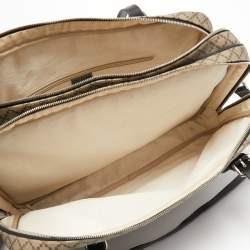 Gucci Beige/Ebony Diamante Supreme Canvas Brief Laptop Bag