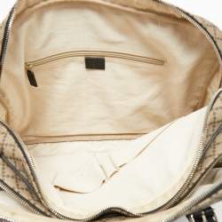 Gucci Beige/Ebony Diamante Supreme Canvas Brief Laptop Bag