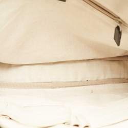 Pre Owned Gucci Beige/Ebony Diamante Supreme Canvas Brief Laptop Bag