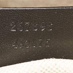 Pre Owned Gucci Beige/Ebony Diamante Supreme Canvas Brief Laptop Bag