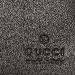 Gucci Beige GG Supreme Canvas Web Bifold Wallet 
