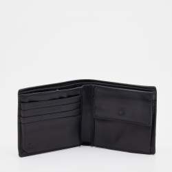 مملوكة مسبقًا Gucci Black Guccissima Leather Bifold Wallet