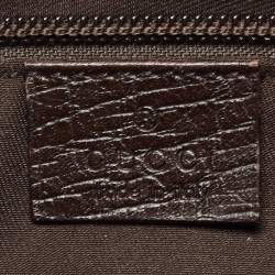 Pre Owned Gucci Brown/Beige GG Supreme Canvas Crossbody Bag