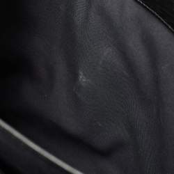 Gucci Black Textured Leather Combination Lock Briefcase