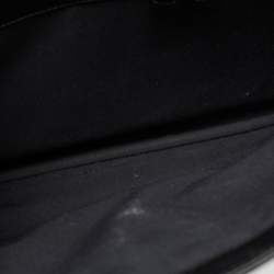 Gucci Black Textured Leather Combination Lock Briefcase