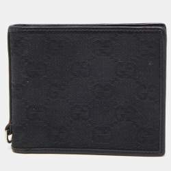 Gucci GG-canvas Bi-Fold Wallet - Black