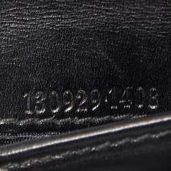 Gucci Black GG Canvas and Leather Bifold Wallet