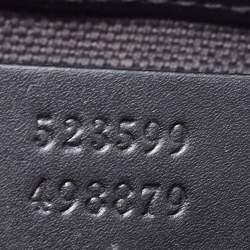 Gucci Black GG Supreme Canvas Small Messenger Bag