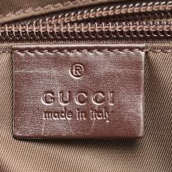 Gucci Beige/Brown GG Supreme Canvas Interlocking G Backpack