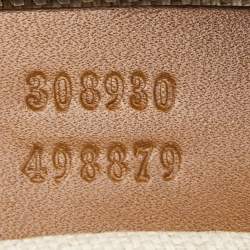 Gucci Beige/Brown GG Canvas and Leather Messenger Bag