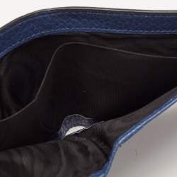Gucci Black Leather Interlocking G Bifold Wallet 