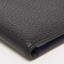 Gucci Black Leather Interlocking G Bifold Wallet 