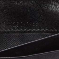 Pre Owned Gucci Black Guccissima Leather Bifold Wallet