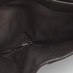 Gucci Dark Brown Guccissima Leather Bifold Compact Wallet