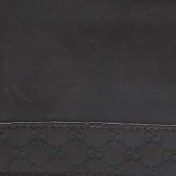Gucci Dark Brown Guccissima Leather Bifold Compact Wallet