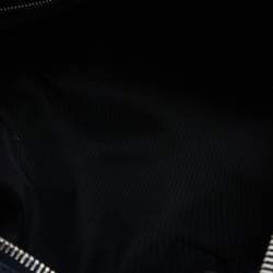 Pre Owned Gucci Black GG Supreme and Leather Web Toiletry Pouch