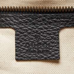 Gucci Black Leather GG Marmont Backpack