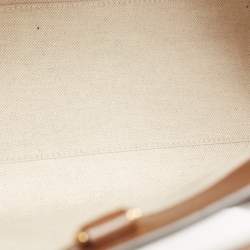 Gucci Brown/Beige GG Supreme Canvas and Leather Small GG Tote