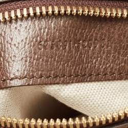 Gucci Ebony/Light Brown Jumbo GG Canvas Messenger Bag