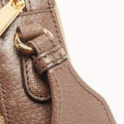 Gucci Ebony/Light Brown Jumbo GG Canvas Messenger Bag