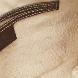 Gucci Beige/Brown GG Supreme Canvas and Leather Messenger Bag