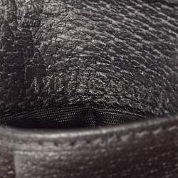 Pre Owned Gucci Black Leather GG Marmont Bifold Wallet