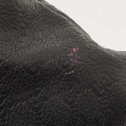 Gucci Black Guccissima Leather Slim Messenger Bag