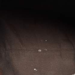 Gucci Brown/Beige GG Canvas and Leather Duffel Weekender Bag