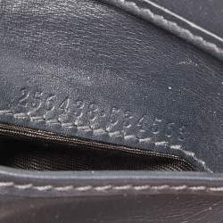 Gucci Beige/Black GG Supreme Canvas and Leather Bifold Wallet