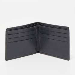 Gucci Beige/Black GG Supreme Canvas and Leather Bifold Wallet
