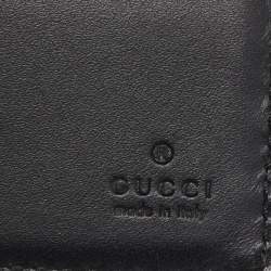 Gucci Beige GG Supreme Canvas Tiger Print Bifold Wallet