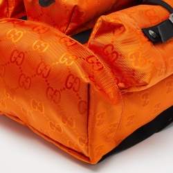 Gucci Orange GG Nylon Off The Grid Backpack