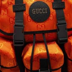 Gucci Orange GG Nylon Off The Grid Backpack