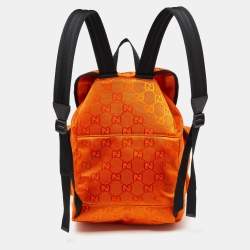 Gucci Orange GG Nylon Off The Grid Backpack