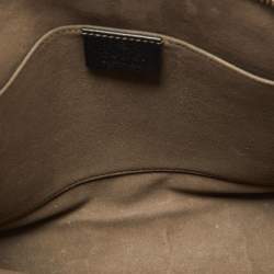 Gucci Black Leather Zip Pouch