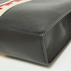 Gucci Black Leather Zip Pouch
