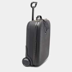Gucci Black Coated Canvas Interlocking G Trolley Luggage
