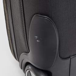 Gucci Black Coated Canvas Interlocking G Trolley Luggage