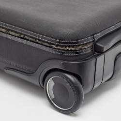 Gucci Black Coated Canvas Interlocking G Trolley Luggage