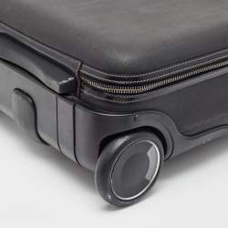 Gucci Black Coated Canvas Interlocking G Trolley Luggage