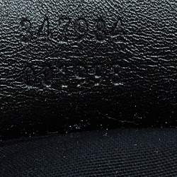 Gucci Black GG Imprime Canvas and Leather Backpack