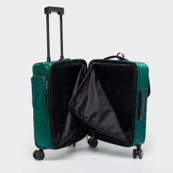 Gucci Green/Black GG Nylon and Leather Small Off The Grid Trolley
