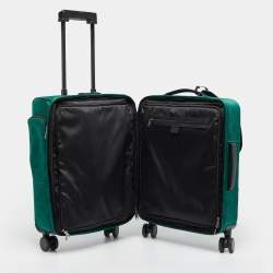 Gucci Green/Black GG Nylon and Leather Small Off The Grid Trolley