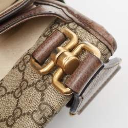 Gucci Beige GG Supreme Canvas and Leather Small Neo Vintage Messenger Bag