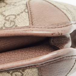Gucci Beige GG Supreme Canvas and Leather Small Neo Vintage Messenger Bag