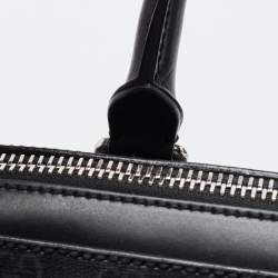 Gucci Black/Grey GG Supreme Canvas and Leather Briefcase Bag